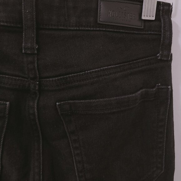 Hollister High-Rise Flare Black Jeans - Picture 6 of 8